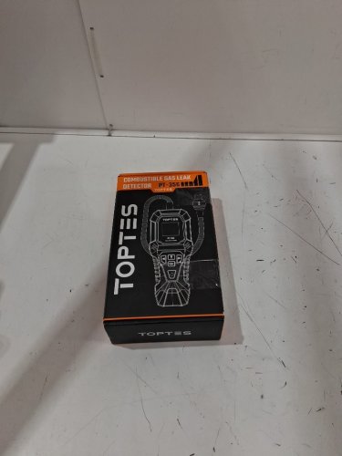 toptes rechargeable natural gas detector with goose neck - 10" goose neck - 2 display modes - orange/black (model: pt-356) image 2