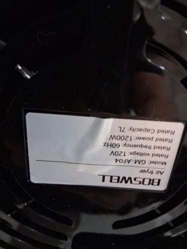 BOSWELL Air Fryer with Transparent glass Fry Bowl - 7.5QT - black (MODEL: GM-AF04) image 10