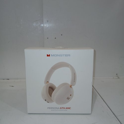 Monster Persona 6th Bluetooth Wireless Over Ear Headphones with Active Noise Cancelling and HiFi Stereo Audio - White/Gold (Model: MH22267) image 2