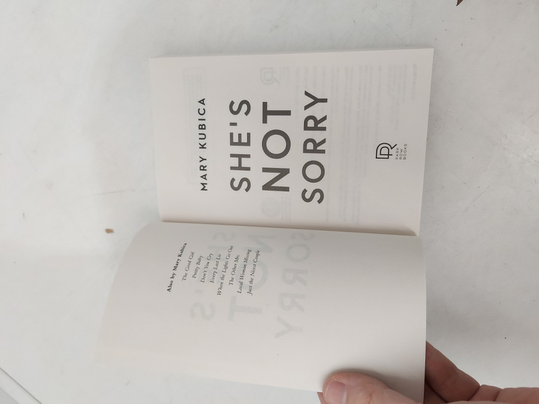 (Paperback) She's Not Sorry by Mary Kubica image 3