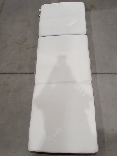 lazyzizi portable memory foam tri-folding mattress with Washable Cover & non-slip backing - 4" x 25" x 75" - grey/white (model: tfb005s) image 5