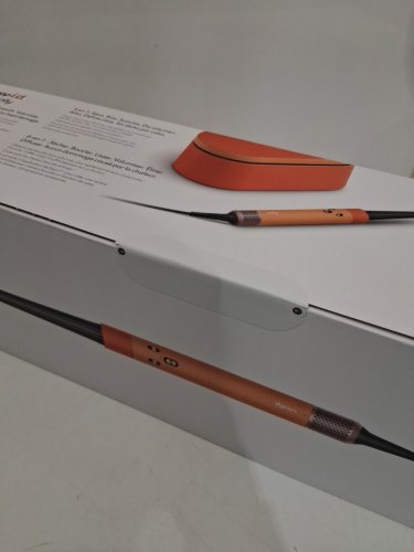 6PC DYSON I.D CURLY + COILY AIRWRAP MULTI STYLER AND HAIR DRYER WITH BLUETOOTH - SPECIAL EDITION CERAMIC APRICOT TOPAZ ( MODEL: HS08) image 3