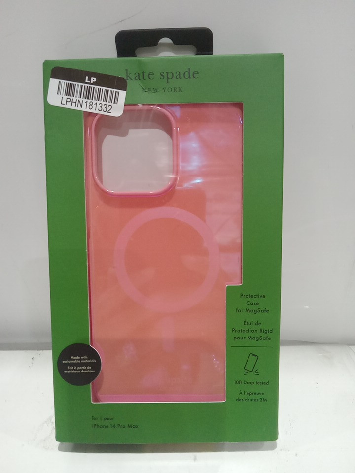 Kate spade new york protective MagSafe case for iPhone 14 Pro Max - Pink (Model: KS052838-05) image 2