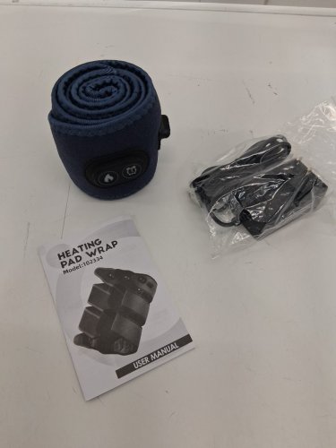 Electric Heated Pad Wrap for multiple body areas - 78" long - blue image 3