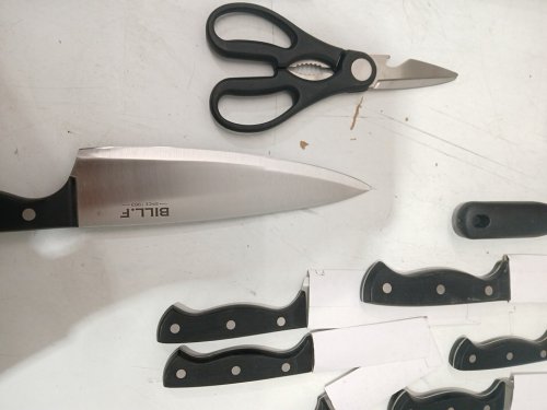 17PC BILL. F knife block with kitchen knives and cutting board image 4
