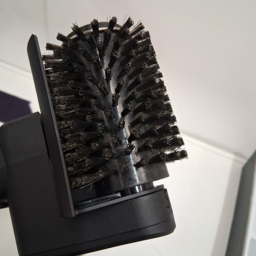 Leebein Electric rechargable Grill Cleaner Brush with 3 Head options - black (model: lz-8054a) image 5