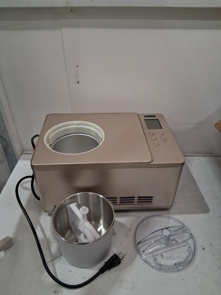 Whynter AUTOMATIC Ice Cream & Yogurt Maker Machine - 2QT - Champagne Gold - (MODEL: ICM-220CGY) image 4