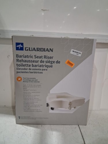 medline GUARDIAN BARIATRIC 4" SEAT RISER - off white (model: G4-300BRX1) image 4