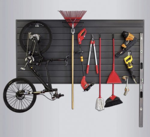 PVC Slatwall - 6FT x 4FT - Grey image 2