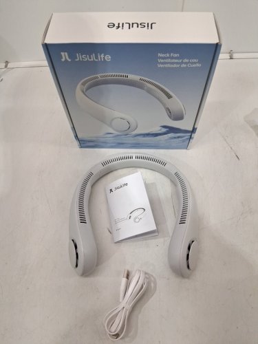 Jisulife LIFE4 5-Speed portable neck fan - OSFM - White (model: fa14-s) image 2