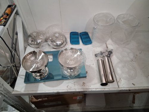 MNSSRN Dual Dispenser Juice Drink Machine Barrel Wear-Resistant Stainless Steel Base - Stainless Steel Silver -  (Model: 360-033-643) image 2