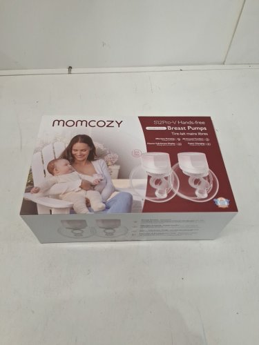 MOMCOZY DOUBLE WEARABLE HANDS FREE BREAST PUMPS - WHITE/PINK (MODEL: S12 PRO-V) image 10