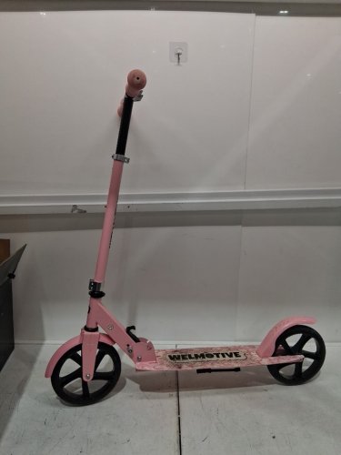 Kid's Welmotive Kick Scooter WITH ADJUSTABLE HANDLE BARS - 220lbs max - Pink (MODEL: d005) image 3