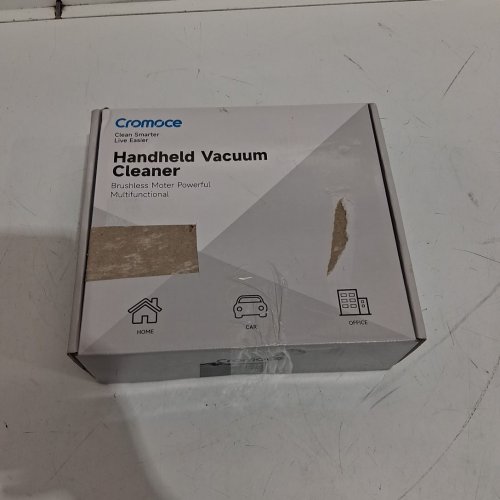 CROMOCE COMPACT HANDHELD vehicle VACUUM CLEANER - BLACK (MODEL: VAC02) image 2