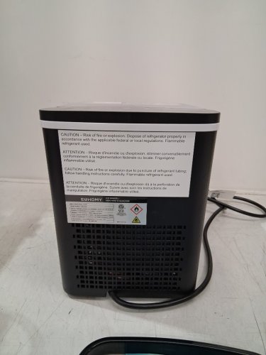 EUHOMY COUNTERTOP ICE MAKER WITH ICE SCOOP AND BASKET - MAKES 26.5LB / DAY - BLACK (MODEL: IM021-B1) image 8