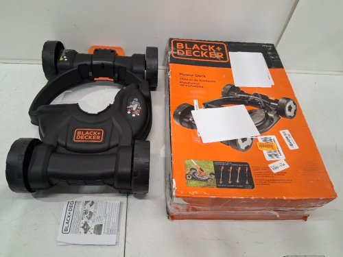 BLACK+DECKER Lawn Mower Removable Deck for String Trimmer - fits 12" trimmer - black (MODEL: MTD100) image 2