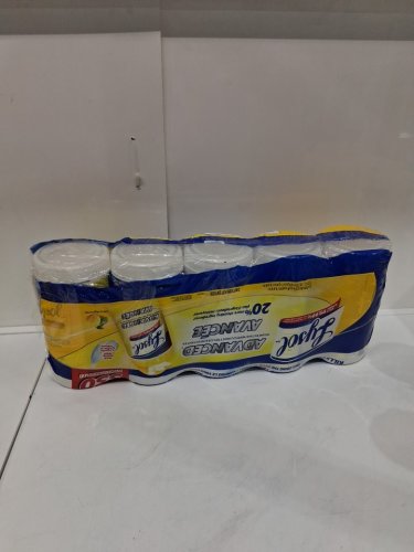 5pk lysol advanced disinfecting wipes - 550 wipes total - citrus scent (model: 1708072) image 2