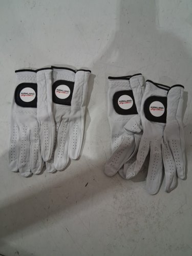 4PK Kirkland Signature Premium Cabretta Leather Golf Gloves - Left Hand - extra small - White (Model: 1819560) image 2