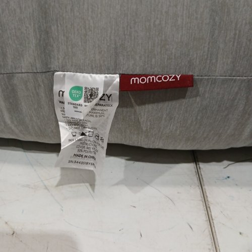 MOMCOZY U-SHAPED PREGNANCY PILLOW FOR SLEEPING - GREY image 4