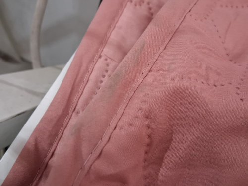 Reversible Bedspread Quilt blanket - 80" x 80", Soft Lightweight Comforter - pink image 4