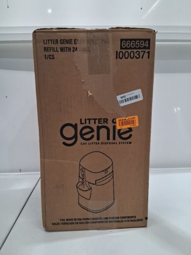 Litter Genie Easy Roll Pail with Easy Roll with Refill Bags and Odour-locking - holds up to 8 days of cat litter - grey (Model: 666594/I000371) image 8