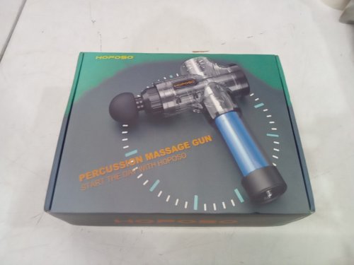 Hoposo Massage Gun Deep Tissue Percussion Massager 30 Speed Level - 8 Massage Heads 4800RPM MAX - Carbon Black (Model: YL-MG001) image 2