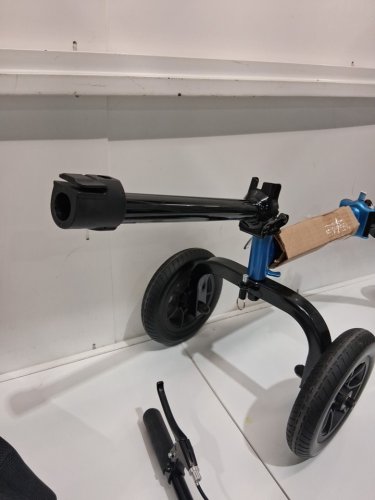 Strollaid Knee Scooter with Disc Brake handles - 300lbs cap - blue/black image 5