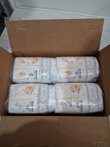 84PK HUGGIES LITTLE SNUGGLERS DIAPERS - SIZE NB image 3
