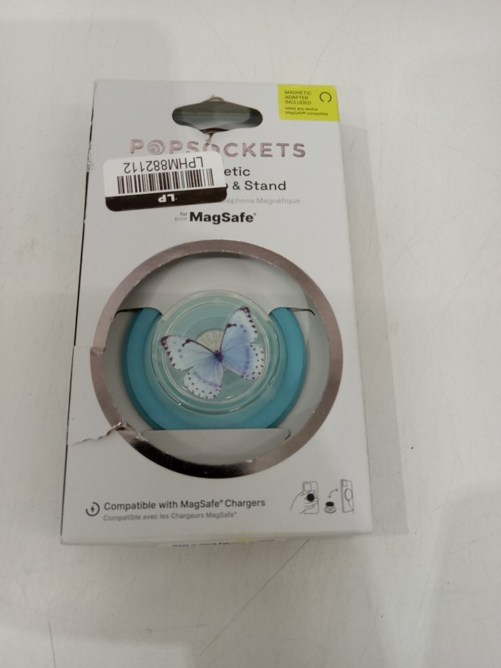 POPSOCKETS POPGRIP MAGNETIC Phone Grip & Stand for magsafe - whisper moth/blue image 2