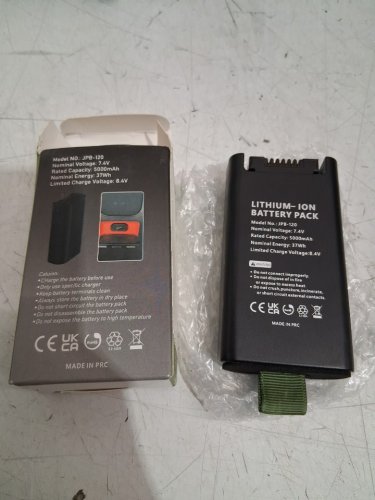 picklepower lithium ion battery pack - 8.4V MAX - compatible with JBL partybox club 120 speaker - black/green (model : jpb-120) image 3