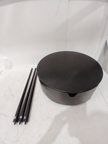 Meridian Modern Furniture Collection Table/Nightstand - 16" x 23" - black (model: 835Black) image 3