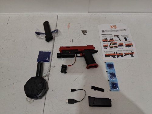 SitertCF Electric Full Auto Gel Splat-Blaster Toy gun - Ages 14+ - red (model: X5) image 3