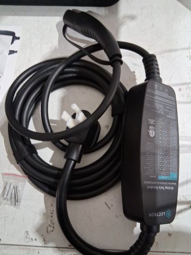 Lectron Level 2 240V, 40 Amp, NEMA 14-50 Plug, 16 ft Extension Cord - Portable Electric Car Charger for Tesla - Compatible with All Tesla Models 3/Y/S/X - BLACK (model: LECHG14-50-40ATSLBLKUS) image 4