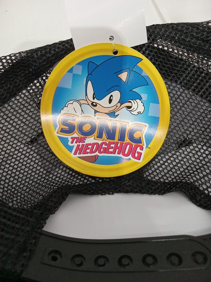 Toddler's Sonic the Hedgehog "SONIC SPEED" Mesh back Snapback Cap/Hat - Size 4-6X - Black (Model: SOBH0047CN) image 3