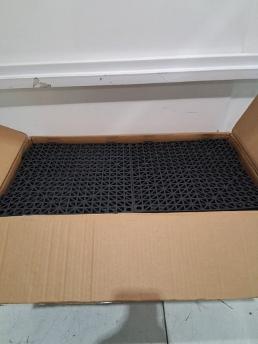 50pk VEVOR Modular Interlocking Drainage Mats - 12" x 12" - black (model: 30*30*1.5cm-b) image 4