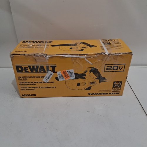 DEWALT 20V CORDLESS HANDHELD VACUUM - TOOL ONLY (MODEL: DCV501HB) image 2
