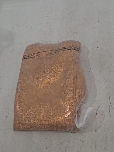 2Pk Gold Sequin Table Runner - 12" x 72", decorative Glitter Table Runner - gold image 2
