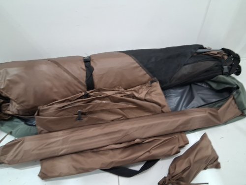 6-sided pop up screen gazebo tent - 12ft x 12ft x 7.2ft - brown (model: fy12x12brown-6) image 7