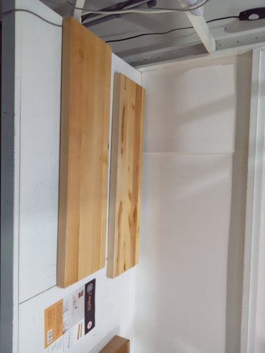 2pk Luxuria Canadian Birch Floating Shelves - 9.5" x 36" x 1.5" - light brown (model: 1940394) image 2