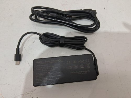 usb-c/type c laptop charger power supply adapter - 65w - black (Model: SM65CL-02) image 3