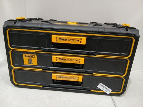 dEWALT  ToughSystem 2.0 ToolBox with 3 DRAWER - 21" X 12" X 13" - BLACK/YELLOW(MODEL: DWST08330) image 4