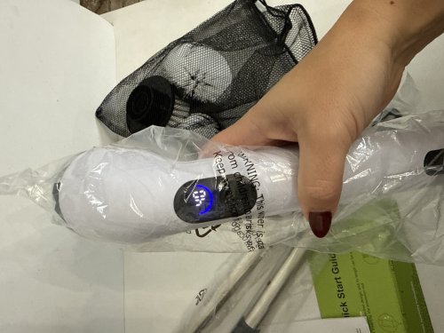 TUYU CORDLESS ELECTRIC SPINNING SCRUBBER BRUSH WITH BRUSH HEAD ATTACHMENTS - WHITE (MODEL: KS-2640C) image 4