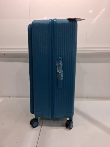 Hanke Large Expandable Luggage with Spinner Wheels Top Opening and Cup Holder - 28" - Caribbean Blue (model: KH9886) image 4