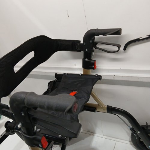MAXWALK ALL TERRAIN ROLLATOR WITH BACKREST - gold  (model: ‎MW2402) image 7