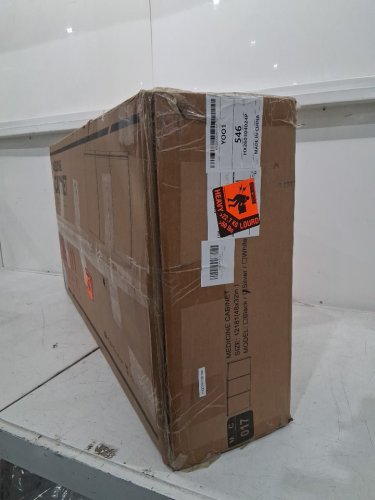 tetoe Soft Closing Tempered Glass medicine cabinet - 48" x 32" - silver image 5