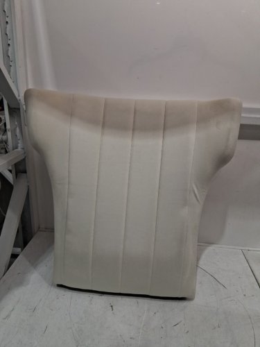 hawsaiy velvet wingback accent chair with golden legs & lumbar pillow - beige (model: fu01055be) image 3