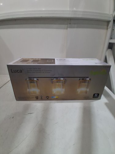 lightica luca 3-light vanity bar light fixture - 20.5" × 5.3" × 7.9" - 750lm - chrome (model: R43343-W3 / 1859462) image 2