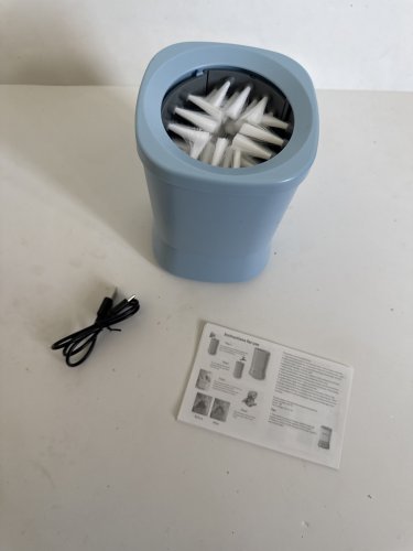 Electric Dog Paw Cleaner for Dogs, 2 Speeds Automatic Dog Foot Paw Washer for Small Medium to Large Cat Dog Pet - ONE SIZE - BLUE (MODEL: CW-04) image 3