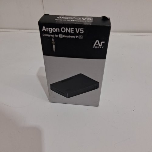 Argon ONE V5 aluminum Case for Raspberry Pi 5 - black image 2