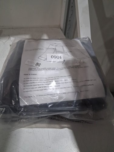 outdoor patio umbrella mosquito netting enclosure - 10Ft x 11ft- black image 3